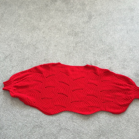 Ladies Very Red Sweater - Picture 3 of 6